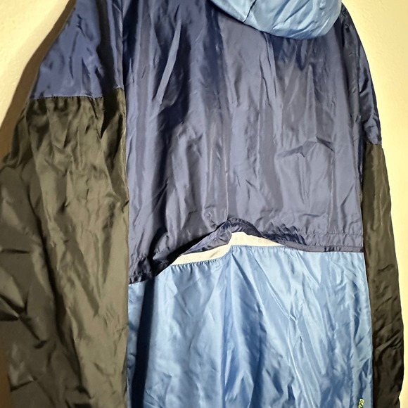 Cotopaxi Colorblock Anorak Jacket Teal Blue Orange Yellow Black Hooded Pullover - Picture 8 of 9